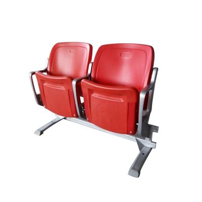 China Modern good quality color customized plastic seating for grandstand blenchers chairs stadium seat with armrest for sale for sale