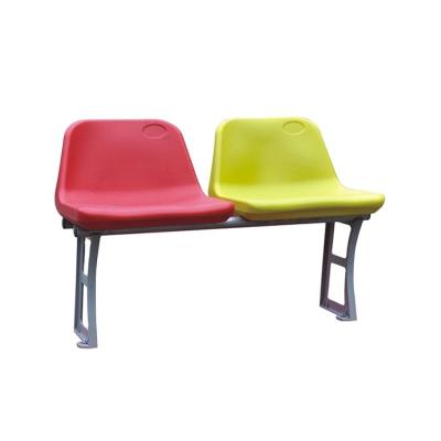 China Factory Price Modern Low Backrest Blow Molded Seating For Basketball Stadium Gym College Playground for sale