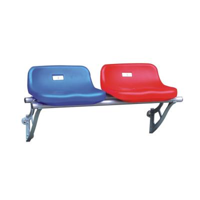 China Low Cost Modern Stadium Seat With Aluminum Alloy Leg Brackets For Stadium Basketball Court Sports Plastic Seating for sale