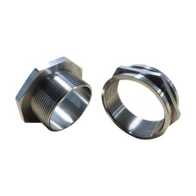 China Industrial Equipment OEM 304 Stainless Steel CNC Machining Precision Milled CNC Milling Stainless Steel Threaded Nut for sale