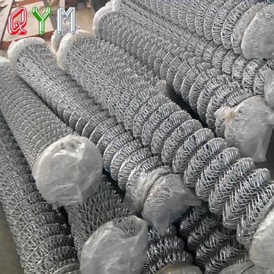 China Easily Assembled Plastic Coated Fence Diamond Wire Mesh Roll 5ft Chain Link for sale