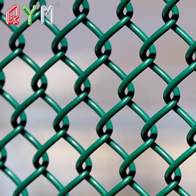 China Easily Assembled Wholesale Used Chain Link Fence Black Chain Link Fence Roll 50ft for sale