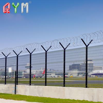 China Airport Security Barrier Prices Prison Barbed Easily Assembled Welded Wire Fence for sale