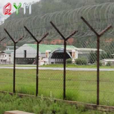 China Easily Assembled Anti Climb Barrier Airport Prison Barbed Wire Fencing 358 for sale