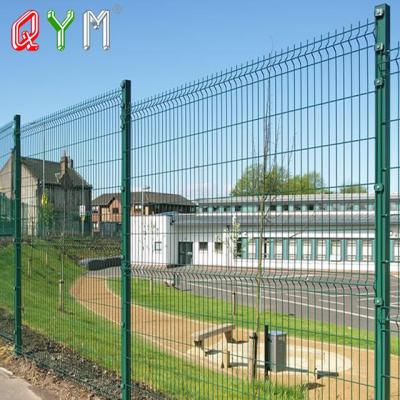 China Easily Assembled Commercial Galvanized 3d Steel Welded Curved Wire Mesh Fence for sale