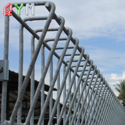 China Easily Assembled PVC Coated Brc Fence Welded Roll Top Mesh Fence Panels for sale