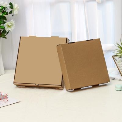 China Recyclable Reusable Pizza Box Package Cardboard Supplier Custom Design Printed Bulk 9 Inch Pizza Packing Box for sale