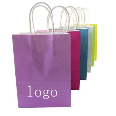 China Factory wholesale cheap kraft paper bag recyclable with your logo 0wn paper suitcase with logo print for sale