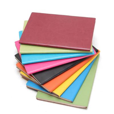 China Custom Wholesale Color Hardcover Spiral PU Covered Leather Notebook for sale