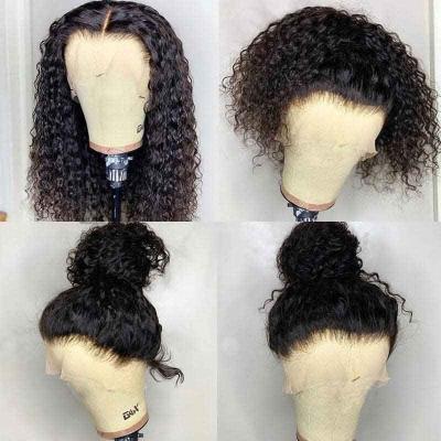 China No Shedding No Tangle 100% High Quality Human Hair 360 Unprocessed Wig, 180% Density Virgin Hair 360 HD Curly Lace Wigs, Brazilian 360 Lace Frontal Wig for sale