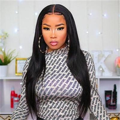 China Silky Straight Wave New HD Lace Transparent Wigs Pre Plucked, 150% Density Transparent Lace Front Wigs, Full 180% 13x6 HD Transparent Lace Wig for sale