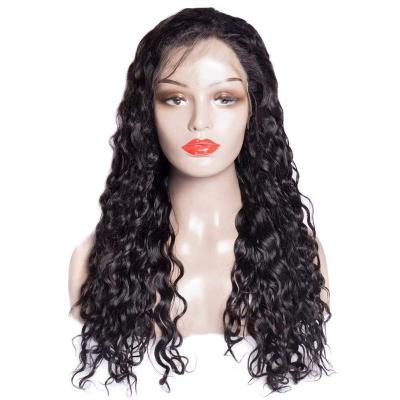 China Wholesale Human Hair 180 Density Lace Front Wig 100 Swiss Lace Front Water Wave Virgin Hair Wigs for sale