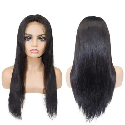 China Double Wave Hair Wig 180 Lace Frontal Wig Straight Pulled Superb Silky Straight Full Density 13x4 HD 22 Inch Wigs For Black Women for sale