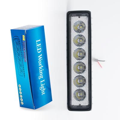 China New Arrival Aluminum 18w Led Work Light 12v Car Led Work Light 18w Led Working Light For Trucks Automobiles Tractors for sale