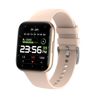 China Smartwatch 1.69 Inch HD Screen Blood Pressure Test BT 5.1 Waterproof Smart Watch IP68 Touch Screen Large For Women Men for sale