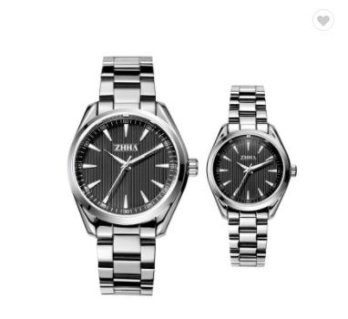 China Water Resistant Stainless Steel 3atm Quartz Watch Alloy Case Couples Wrist Watch for sale