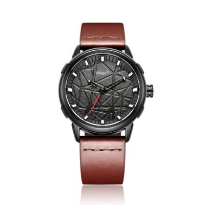 China Black Leather Wrist Watch Automatic Mechanical Unisex Watches Customized By Water Resistant for sale