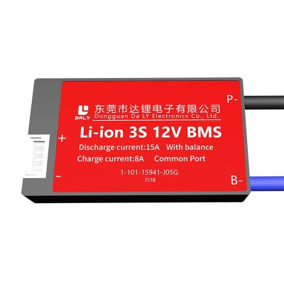 China Other Daly NMC BMS Street Light Li-ion 3S 12V 15A Solar Panel Battery Solar Energy Management System for sale