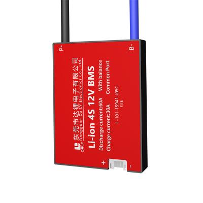 China Daly BMS Li-ion Battery Pack 12.8V 4S 60A 3.7V Li-ion Battery Pack PCM/BMS/PCB Balance Function Waterproof for sale