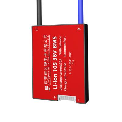 China Yes Daly 36v battery pack with bms lithium ion battery pack NCM Li-ion 10S 36V 30A for sale