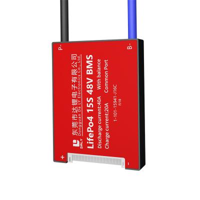 China Daly BMS lifepo4 15s lithium battery pack bms 48v 40A lithium battery pack pcm pcm power protection board ebike ebike ev for sale