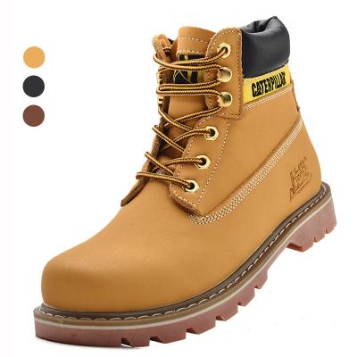 China Round Plus Size Genuine Leather Boots For Women Mens Fashion Non Slip High Top Waterproof Winter Ankle Martens Sneaker Boots for sale