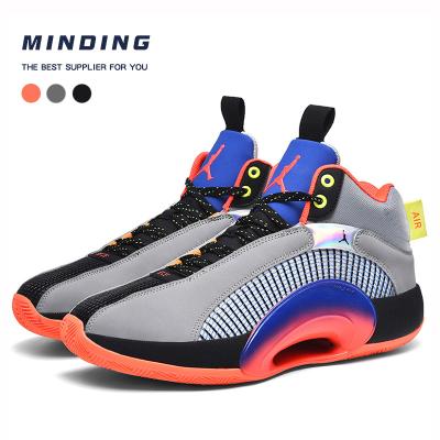 China CUSHIONING Factory Wholesale Mens Basketball Boots Sports Running High Top Trainers Shoes Cushioning Sneakers Basketball Train Shoes for sale