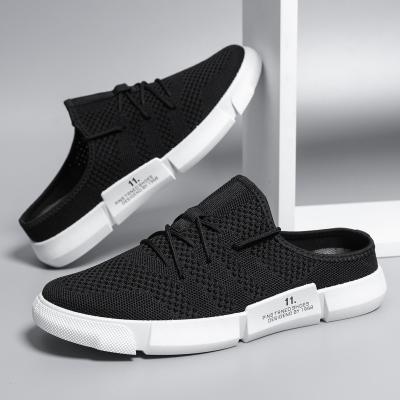 China Fashion trend new arrive half slippers fashion trend slip on sneakers comfortable breathable casual shoes non slip outdoor walking shoes for sale