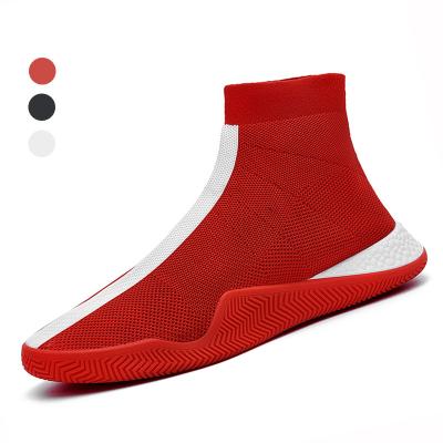 China Fashion Trend Fashion Trend Sneakers For Men Hot Sale High Top Slip On Soft Sole Breathable Running Shoes Sports Shoes Walking Sneakers for sale