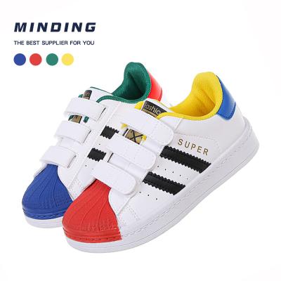 China Low Round MOQ Wholesale Smith Sneakers Boy Tennis Shoes Kids Casual Sneaker Girl Children's Flat Children's Running Shoes for sale