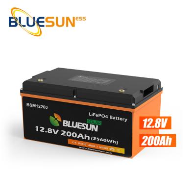 China Bluesun BMS Deep Cycle Lithium Battery 200Ah 12V Lithium Battery Power Tools Li-Ion Lithium Battery for sale