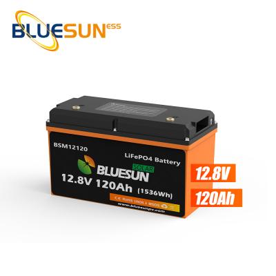 China Bluesun BMS Deep Cycle Battery BOATS 12V 100Ah 18650 Lithium Ion 12V Lithium Battery for sale