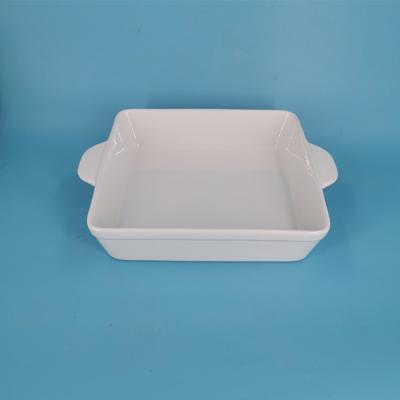 China Viable the latest design restaurant porcelain black ceramic baking dishes ceramic bakeware home kitchen tableware for sale