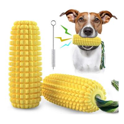 China TPR dog toy tpr bite resistant simulation voice corn for sale