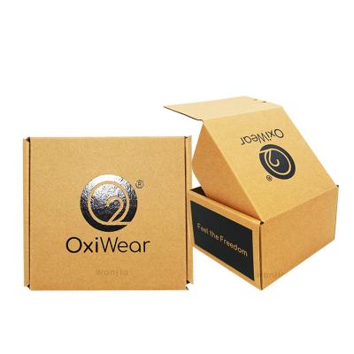 China Recyclable cheap plain square black cardboard paper electronic packaging box for sale