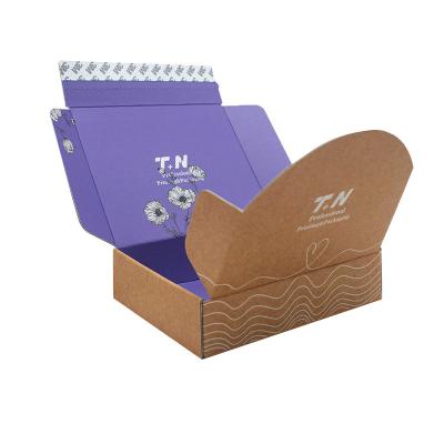 China Recyclable OEM Christmas Rigid Eyelash Box Jewelry Custom Mailer Boxes For Skincare E-commerce for sale