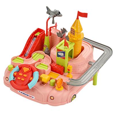 China Hot Selling Parent-Child Educational Toy Park Game With Sound And Light Track Slot For Toys 35.3*11.4*27.6cm for sale