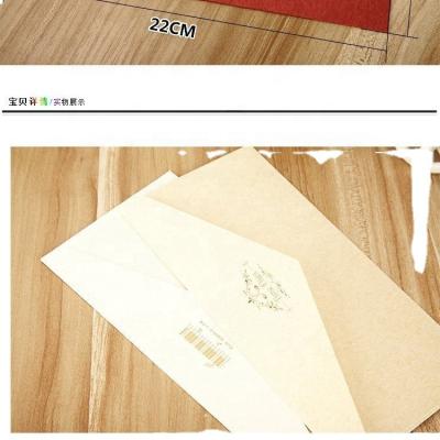 China Red Gift Wrap Package Envelope Packaging Printing Red Pocket Custom Envelopes for sale