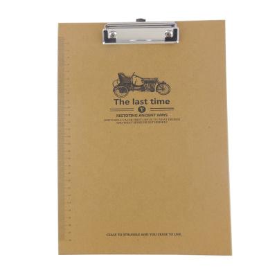 China Durable Custom Logo Printed A4 Clipboard Folder With Stainless Steel Clip For Company for sale