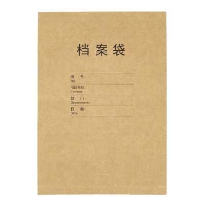 China Custom fashion environmental protection materials good price kraft paper file bag custom the cover content for sale