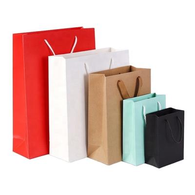 China Recyclable Recyclable Kraft Paper Bags , Reusable Shopping Paper Bags for sale