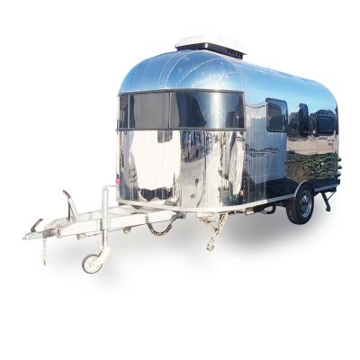 China Travel Trailer EU Standard Airstream Trailer Camping Trailer With AL-KO Chassis for sale