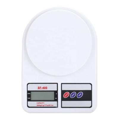 China Digital food kitchen electronic scale mini kitchen scale sf400 intelligent plastic platform for sale