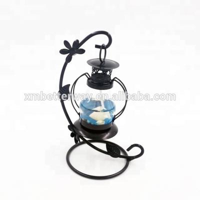 China Elegant hanging tealight glass holder for sale