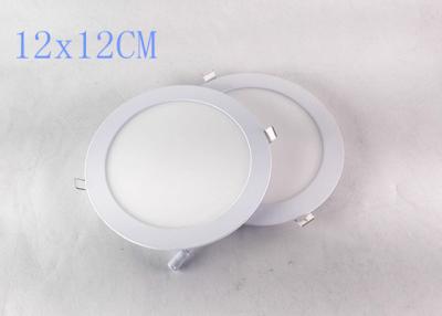 China CE Driver 6W Slim LED Panel Lighting 85V - 265V AC Aluminum And PC Material for sale