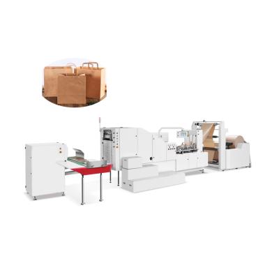 China Full Automatic Packaging Industry Square Bottom Kraft Paper Bag Making Machine for sale