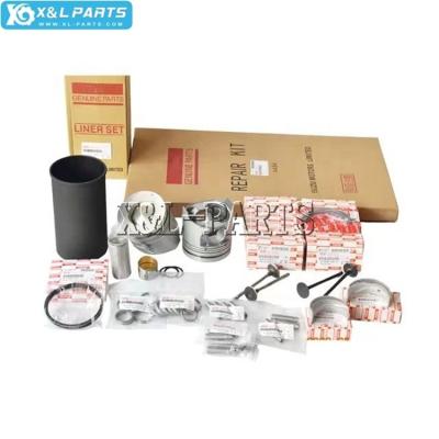 China Durable Construction Machinery Engine Parts Engine Cylinder Liner Kit For 4Bg1 6Bg1 4Hk1 6Hk1 6Wg1 6Rb1 4Jj1 4Jb1 Izumi for sale