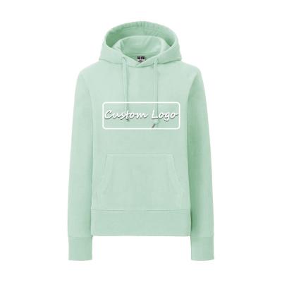 China Anti-Shrink Women's Blank Pullover Hoodie With Fit Plain Thin Casual Basic Blank Long Sleeve Fleece Hoody Sweatershirt For Lady for sale