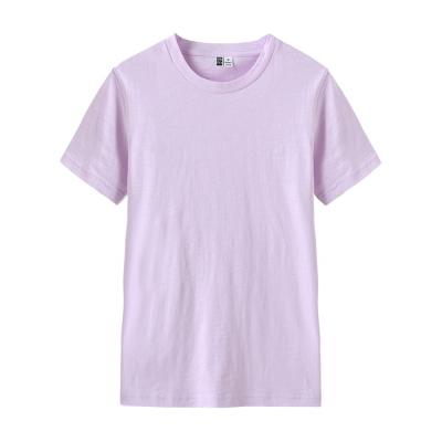 China Anti-Wrinkle Fashionable 100% Cotton T-Shirt With Costom Graphic Women's T-Shirt for sale