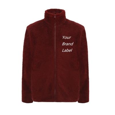 China Factory wholesale warm man fleece jacket for fall and winter in 100%polyester fleece fabric for sale